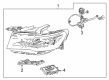 Cadillac Escalade ESV Headlight Diagram - 85619316