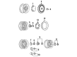 Chevy Camaro Wheel Cover Diagram - 12523749