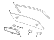 Pontiac GTO Car Mirror Diagram - 92084967