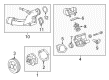 Cadillac CTS Thermostat Housing Diagram - 12690768
