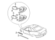 Pontiac Sunfire Car Mirror Diagram - 88892499