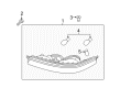 Chevy Instrument Panel Light Bulb Diagram - 94535587