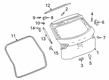 Chevy Liftgate Lock Actuator Diagram - 85603155