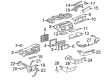 Buick Park Avenue Blend Door Actuator Diagram - 89018382