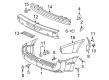 Saturn Bumper Cover Diagram - 15228978
