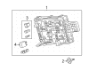 Cadillac Relay Block Diagram - 84460010