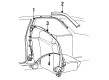 Pontiac LeMans Seat Belt Diagram - 90384296