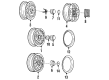 Chevy Cavalier Wheel Cover Diagram - 14087246