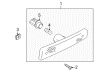 Chevy Tracker Side Marker Light Diagram - 30020790