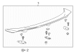 Chevy Spoiler Diagram - 84016338