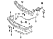 Buick Roadmaster Bumper Cover Diagram - 12500721