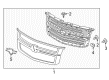 Chevy Suburban Emblem Diagram - 23463800