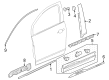 GMC Door Moldings Diagram - 23187742