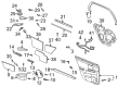 Cadillac DeVille Window Run Diagram - 12482845