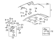 Chevy Captiva Sport Interior Door Handle Diagram - 96800992
