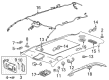 Chevy Traverse Sun Visor Diagram - 84849715