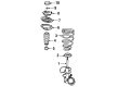 Cadillac Seville Strut Mounts Diagram - 22178708