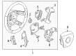 Cadillac Escalade EXT Steering Wheel Diagram - 22947788