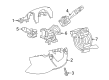 GMC Terrain Steering Column Cover Diagram - 84179016