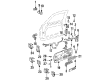Chevy Exterior Door Handle Diagram - 15968163