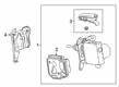 Cadillac XT4 Brake Master Cylinder Diagram - 85594665