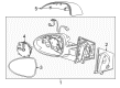 Chevy Sonic Car Mirror Diagram - 95132582