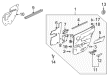 Pontiac Grand Prix Weather Strip Diagram - 15248226
