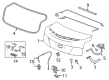 Cadillac Tailgate Handle Diagram - 22842317