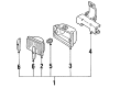 Pontiac Firebird Fog Light Lens Diagram - 16512887