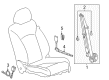 Chevy Cruze Seat Belt Diagram - 19352255