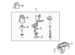 Chevy K2500 Suburban Ignition Coil Diagram - 10495089