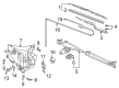 Pontiac Aztek Windshield Washer Fluid Reservoir Diagram - 19151260