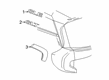 GMC Mud Flaps Diagram - 23354647