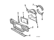 Chevy El Camino Radiator Support Diagram - 14034186