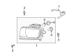 Chevy Camaro Headlight Diagram - 19433605