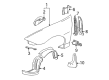 Chevy Cavalier Mud Flaps Diagram - 12365988