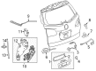 Chevy Traverse Exterior Door Handle Diagram - 22757933