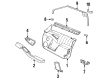 Pontiac Armrest Diagram - 10169295