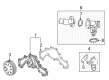 Buick Regal Sportback Cooling Hose Diagram - 12671066
