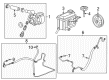Buick Lucerne Power Steering Hose Diagram - 25936850