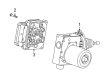 Cadillac CT5 ABS Pump And Motor Assembly Diagram - 85106186