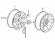 GMC Sierra 1500 Limited Spare Wheel Diagram - 19301162