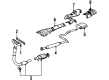 Saturn SL2 Exhaust Manifold Diagram - 21008237