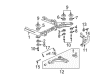 Cadillac Seville Crossmember Bushing Diagram - 25674835