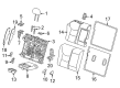 Chevy Bolt EUV Seat Covers Diagram - 42789742