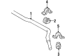 Chevy Celebrity Sway Bar Link Bushing Diagram - 14036362