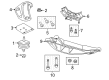 Chevy SS Motor And Transmission Mount Diagram - 92260602