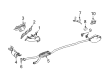 Cadillac CTS Catalytic Converter Diagram - 12622975