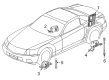 Cadillac XLR Suspension Control Module Diagram - 10348979