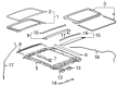 Cadillac Sunroof Diagram - 23472981